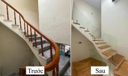 Sửa nhà, gia chủ gây tranh cãi khi để tay vịn cầu thang bằng kính trong suốt dù có con nhỏ 