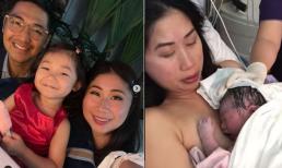 Chị chồng Tăng Thanh Hà lần đầu công khai ảnh 'vượt cạn', bật khóc vì quá hạnh phúc