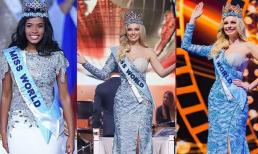 Những chiếc váy màu xanh 'phong thủy' giúp các người đẹp chiến thắng tại Hoa hậu Thế giới