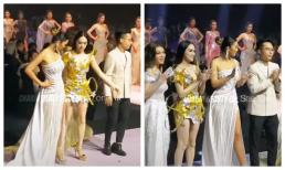 Cãi nhau kịch liệt trên show truyền hình, Hương Giang đã có hành động cực tinh tế dành cho Hà Anh trên sàn catwalk