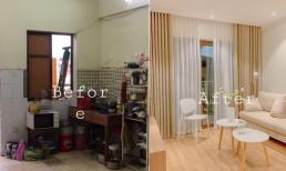 Ở căn hộ chung cư cũ gần chục năm nhìn qua chẳng khác nhà trọ, vợ chồng trẻ chi tiền cải tạo thành nơi sống đáng mơ ước