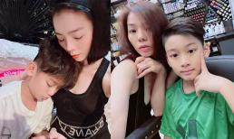 'Soái ca nhí' nhà Lệ Quyên tâm sự câu chuyện tuổi dậy thì: '18 tuổi con có bạn gái mới hết bám mẹ'