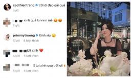 Chỉ một khoảnh khắc đơn giản đi dự tiệc, Hoa hậu Đặng Thu Thảo đã gây mê với nhan sắc 'thần tiên tỷ tỷ'