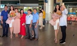 Đỗ Thị Hà rạng rỡ về Việt Nam, gia đình ra tận sân bay đón nàng hậu sau chinh chiến tại Miss World