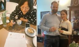 Em gái siêu mẫu Hà Anh đăng ký kết hôn với bạn trai Tây