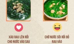 Nấu canh rau ngót nên xào rồi cho nước hay nước sôi mới cho rau vào khiến dân mạng nổ ra tranh cãi