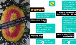 Vợ tức sôi máu khi đọc được tin nhắn giữa chồng và 'tiểu tam', liền đặt vòng hoa gửi đến tận nhà để dằn mặt