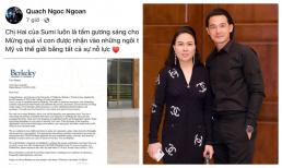 Quách Ngọc Ngoan dành lời khen khi con riêng của Phượng Chanel đạt học bổng Mỹ, được khen bố dượng tâm lí 