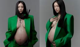 Hot girl Salim tung loạt ảnh táo bạo ở tháng cuối thai kỳ