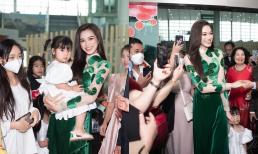Sau khi lọt Top 13 Miss World 2021, Đỗ Thị Hà về thăm quê hương Thanh Hóa được người dân nhiệt liệt chào mừng 