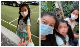 Bạn thân đưa con gái Mai Phương lên chùa thắp hương cho mẹ trong ngày giỗ tròn 2 năm, đôi mắt u buồn của bé gây xót xa