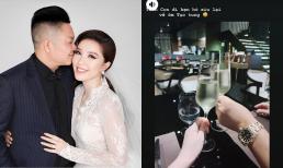 Bảo Thy trốn con đi 'hâm nóng' tình cảm cùng chồng đại gia, nhìn bữa tối sang chảnh mà phát ghen 