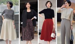 Những cô gái nhỏ nhắn ăn mặc như thế nào? Váy chỉ dài qua đầu gối và quần dài đến mắt cá chân, thể hiện chiều cao, khí chất