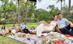 Jennifer Phạm đưa các con đi dã ngoại, khoảnh khắc vợ chồng tình tứ khiến dân tình ghen tị