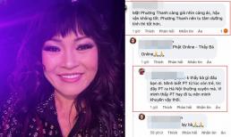 Phương Thanh lên tiếng đáp trả khi anti-fan nhận xét 'mặt càng già nhìn càng ác'