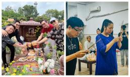 Hồng Vân và Minh Luân cùng làm điều này cho Mai Phương và Anh Vũ trong ngày giỗ