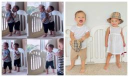 Đừng thấy nhỏ nhắn và kiệm lời, Lisa nhà Hà Hồ có những lúc 'hổ báo' thì Leon ú cũng phải xanh mặt