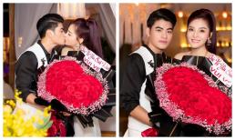 Saka Trương đón sinh nhật ngọt ngào bên ông xã, lại còn khóa môi tình tứ khiến dân tình ghen tị