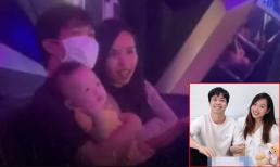 Công Phượng và bà xã hiếm hoi để lộ cận mặt của con đầu lòng? 