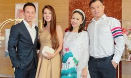 Vợ Lý Hải lên đồ cùng chồng đi ăn cưới, nhan sắc 'bà mẹ bốn con' chặt đẹp cô dâu