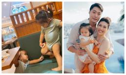 Pha Lê khoái chí trước độ mê trai của con gái: Lúc đầu cao giá, lúc sau tình nguyện nâng chân cho chàng