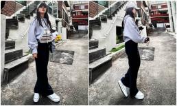 Vừa đi hẹn hò riêng, Kim Tae Hee lại kín đáo lộ ảnh 'sống ảo' tại khu phố gần nhà do đích thân chồng chụp?