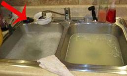 Lâu ngày sẽ bị nghẹt bồn rửa, thợ thông cống dạy cách thông tắc, có thể làm dễ dàng mà không tốn tiền, rất thiết thực và tiết kiệm