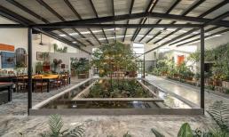 Cải tạo nhà kho bỏ hoang thành nhà ở, không gian xanh bên trong khiến nhiều người mê mẩn