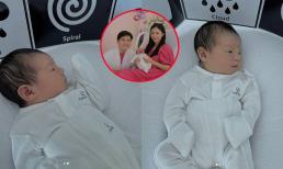 Khoảnh khắc đáng yêu của con gái Salim tròn 4 ngày tuổi, phụ huynh 'lầy lội' bắt nhóc tì học bài