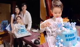 Con trai cưng tròn 7 tuổi, Thu Thủy liền gửi lời chúc mừng ngọt ngào, còn đính kèm loạt ảnh cực điển trai của cậu bé 