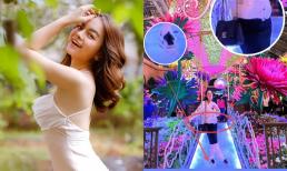 Không còn khéo léo che bụng, Phạm Quỳnh Anh nay đã để lộ vòng 2 to bất thường, lại có 1 điểm chứng tỏ đang mang thai 