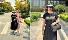 Lã Thanh Huyền tháp tùng mẹ ruột đi mua đất, 'mẫu hậu' từng là Hoa khôi gây chú ý lớn vì quá thần thái