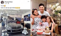 Mạnh Trường mạnh tay 'tậu' xế hộp tiền tỷ tặng bà xã, vợ nam diễn viên cảm ơn đầy ngọt ngào