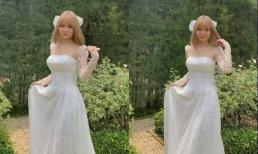 Mạc Văn Khoa và bà xã đi chụp ảnh cưới, vợ nam diễn viên gây chú ý trước mẫu váy cưới tinh khôi