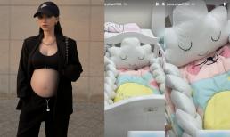 Con gái Minh Nhựa khoe phòng cho ái nữ sắp chào đời, chuẩn gia đình có điều kiện 