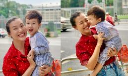 Hoàng Oanh khoe khoảnh khắc hạnh phúc bên quý tử hậu ly hôn chồng Tây, nụ cười 'tươi rói' của hai mẹ con làm dân tình xúc động