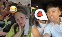 Giữa tin đồn tái hợp, H'Hen Niê đăng ảnh bạn trai ngồi cạnh trên máy bay nhưng nhất quyết giấu mặt