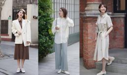 Đây là một đôi giày có thể đi từ xuân sang hè, không chỉ thoải mái khi mang mà còn có thể diện với váy và quần tây rất hợp