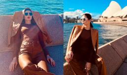 Lệ Quyên lên đồ lồng lộn ở Úc, gây chú ý khi đeo phụ kiện kim cương đầy người