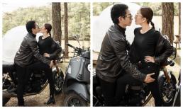 Khánh Thi - Phan Hiển hoá thành 'dân chơi' lướt mô tô siêu ngầu, riêng khoảnh khắc khoá môi lại gây sốt
