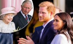 Vợ chồng Harry - Meghan 'đùa giỡn' với Nữ hoàng và Thái tử Charles