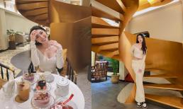 Khổng Tú Quỳnh tung loạt ảnh dạo phố cực sang chảnh, tự hào khoe luôn số đo vòng eo nay đã 'chạm mốc' 56cm