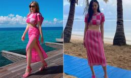 Huyền Baby đụng hàng 'khét lẹt' với Jennie (BLACKPINK) sau ồn ào bị soi vóc dáng kém thon gọn 