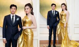 Á hậu Huyền My khoe vẻ quyến rũ, tạo dáng thân thiết bên Quốc Trường