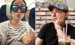 Kasim Hoàng Vũ bị chê kém duyên khi lấy ảnh Ốc Thanh Vân cho con bú trên máy bay làm hình minh họa