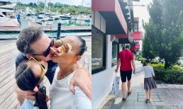 Đoan Trang đăng ảnh con gái bên chồng Tây, khoảnh khắc khóa môi ngọt ngào của hai vợ chồng khiến dân tình ghen tị