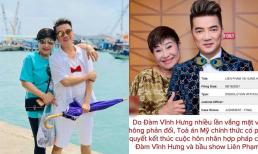 Tòa án chính thức phán quyết kết thúc hôn nhân của Đàm Vĩnh Hưng và bầu show Liên Phạm sau nhiều lần anh vắng mặt tại tòa 