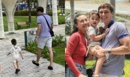 Hậu ly hôn, Hoàng Oanh bận rộn chạy show, chồng cũ ngoại quốc dành thời gian đưa nhóc tì đi chơi