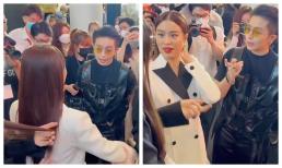 Giữa khoảng cách trên thảm đỏ nhưng chỉ một hành động, Gil Lê và Hoàng Thùy Linh cho thấy: 'Ta là của nhau'