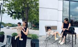 Con gái Cường Đô La được mẹ đưa đi dạo phố ngày cuối tuần, một điểm thay đổi của ái nữ gây bất ngờ